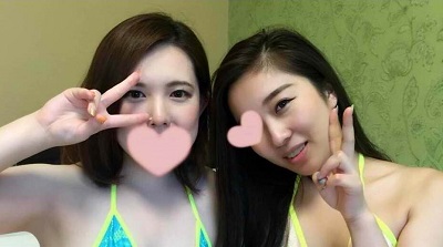 Heydouga 4183-PPV004 マリ ユリア – 【个人撮影】マリ&ユリア 水著美女2人とお酒の势いで生ハメ！中出し！