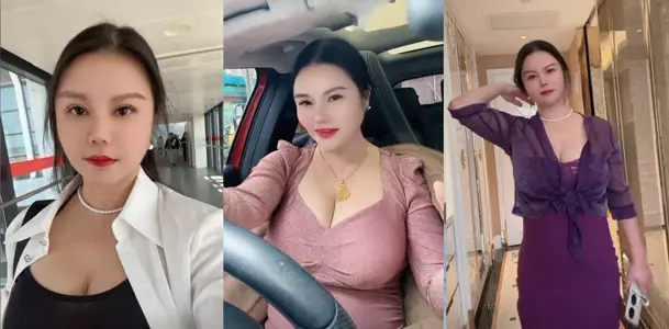 上海抖音网红【蜜姨】性感少妇巨乳诱惑自慰高潮，自慰棒挑逗阴蒂体验极致快感